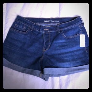 NWT Old Navy boyfriend jeans shorts  Sz 10